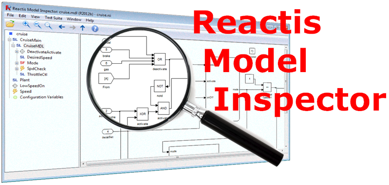 Reactis Model Inspector is a Simulink viewer and test artifact viewer.